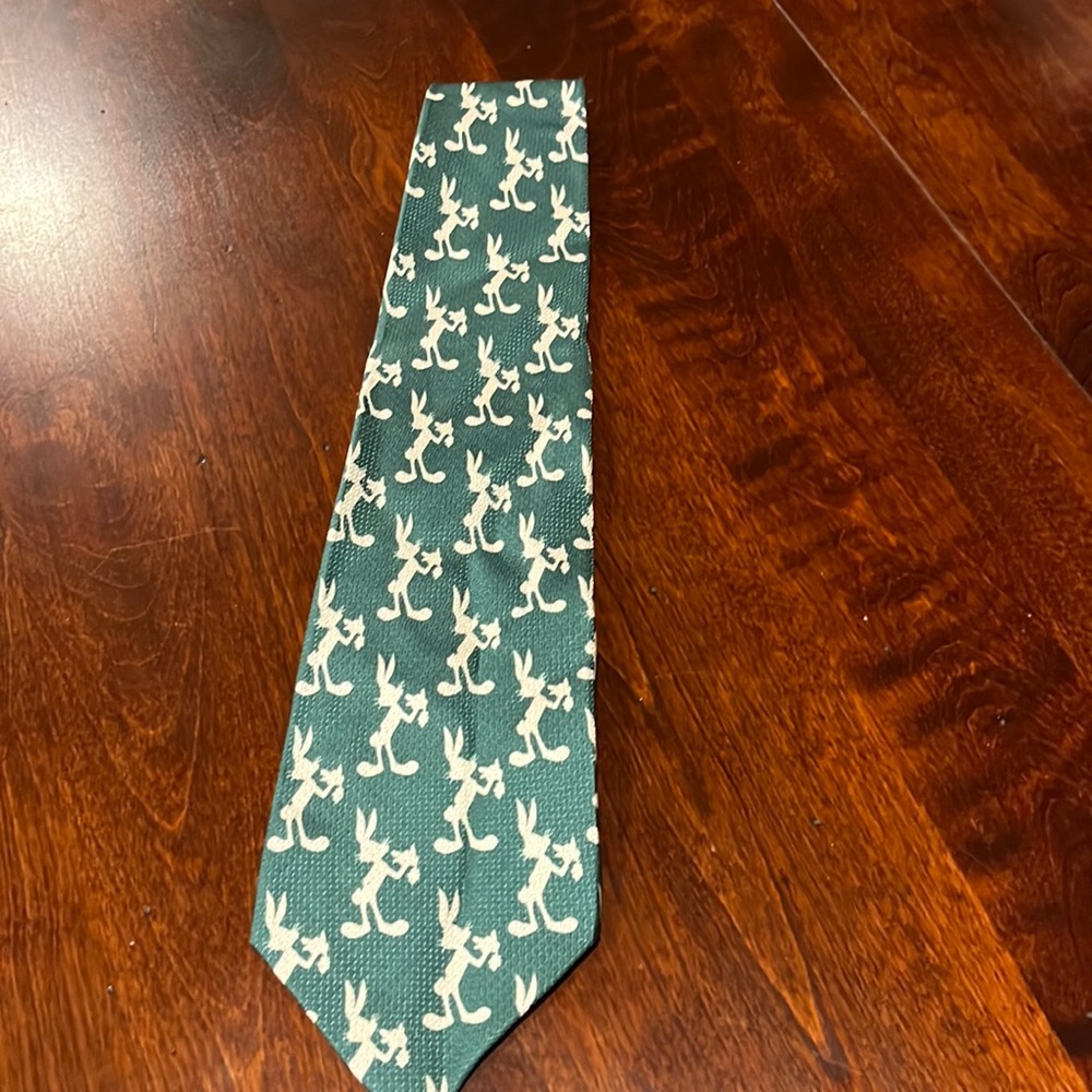 Warner Bros. silk men’s tie Bugs Bunny